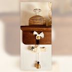 Lucien Deco Gat-Myeongtae fish door bell charm hanging with brass bell